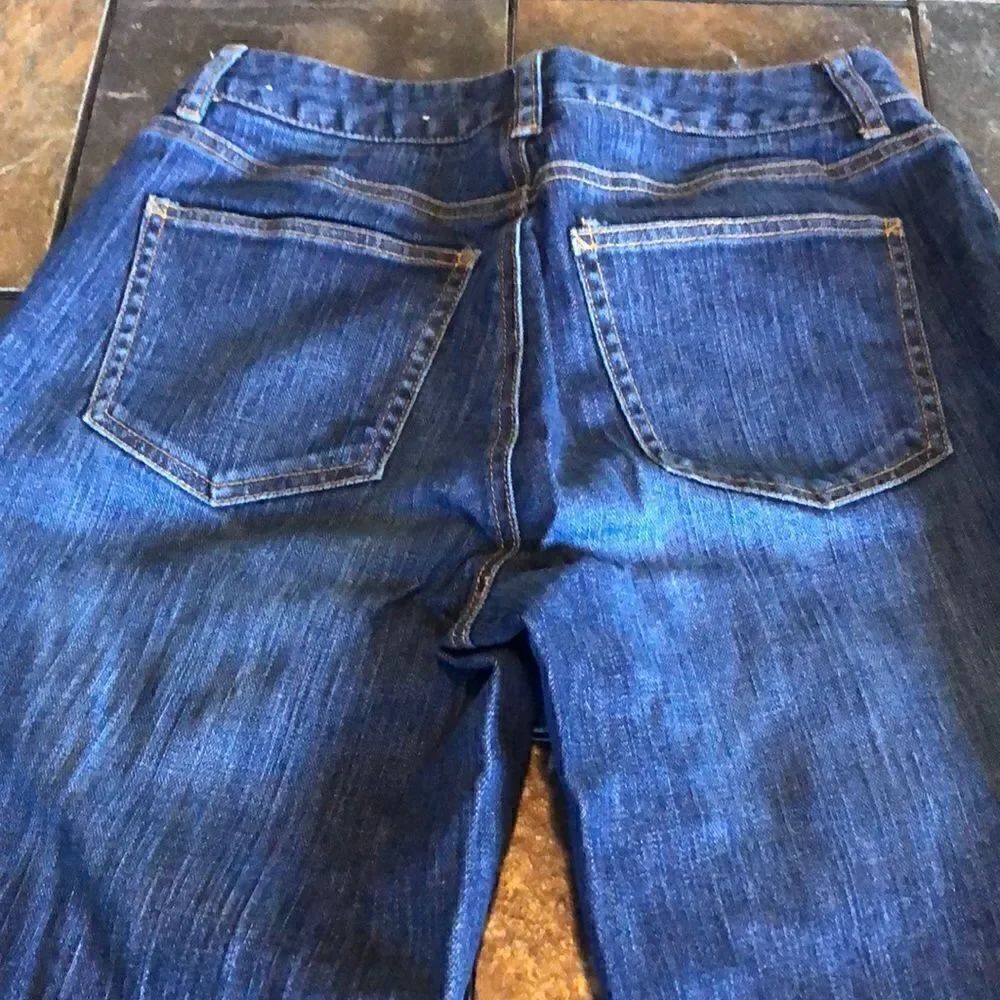 Talbotsโsizeโ4ย straightโlegโstovepipeโjeansโmediumโwash